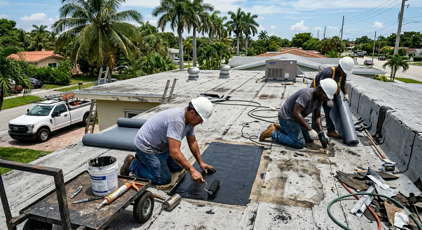 Flashing Failure Repair in Boca Raton, FL